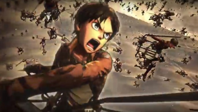 "Attack on Titan" from Koemi Tecmo and Omega Force will look and feel like the anime adaptation, complete with tactical attacks, destructible environments and a similar character animation.
