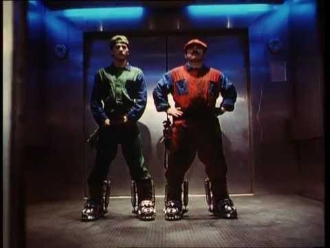 Luigi (L) and Mario (R) in "Super Mario Bros." (1993)