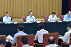 Vice Premier Zhang Gaoli attends a conference on the development of Beijing, Tianjin and Hebei, known as the Jingjinji area, on July 24.