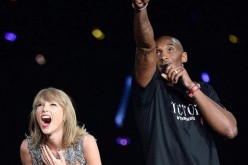 NBA icon Kobe Bryant shared the stage with Taylor Swift during her 