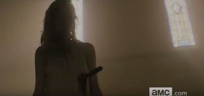 Nick's girlfriend Gloria as a zombie on Fear The Walking Dead
