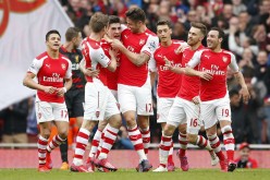 Arsenal FC celebrates a win in this file photo.