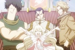 Mavis is seen with other Fairy Tail Founding fathers.