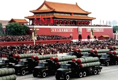 The Chinese military displayed their armaments during the National Day parade in Beijing.