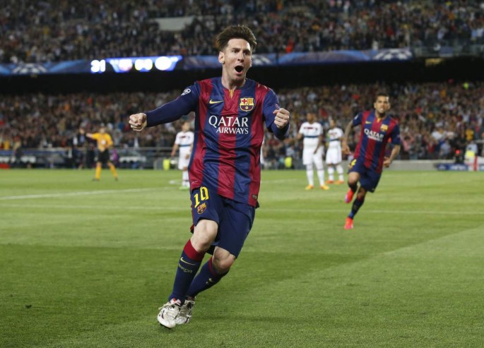 Barcelona forward Lionel Messi appeared on a Chinese TV show.