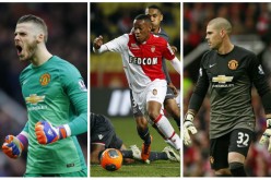 Manchester United rumors (from L to R): David De Gea, Anthony Martial, and Víctor Valdés