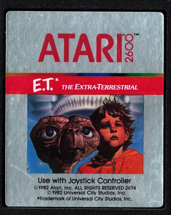 Atari 2600 "E.T." box 