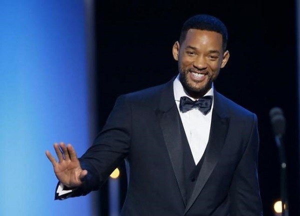 Will Smith arrives on stage to present the Outstanding Motion Picture Award at the 46th NAACP Image Awards in Pasadena, California February 6, 2015.