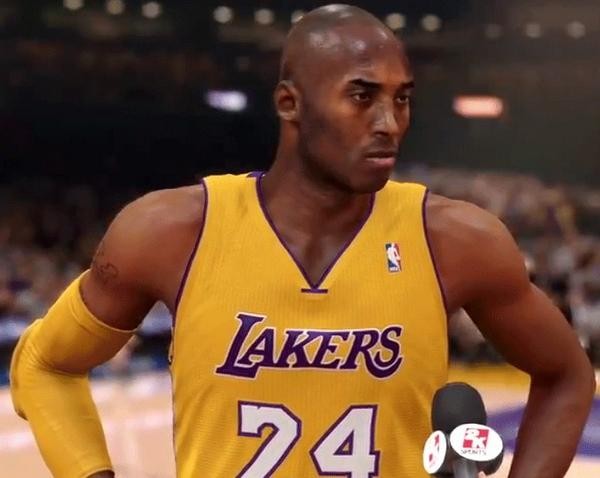 Kobe Bryant on NBA 2k