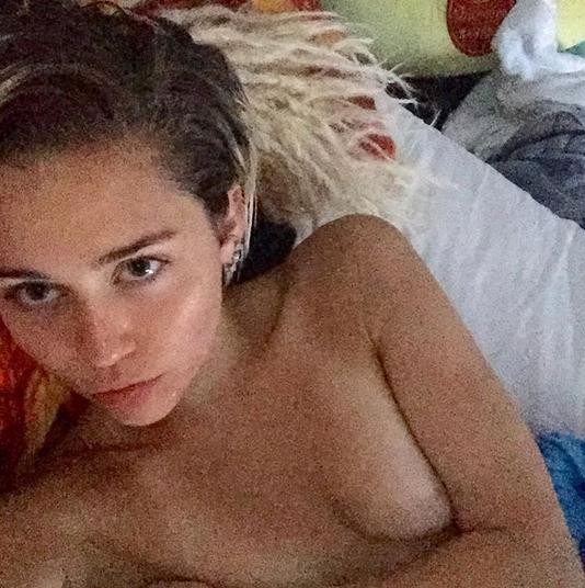 "Wrecking Ball" singer Miley Cyrus is known for posting racy photos online.