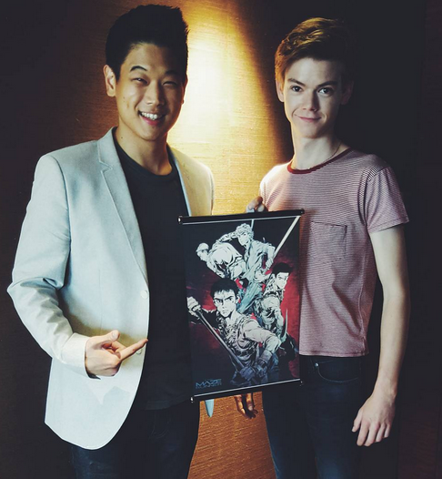 Ki Hong Lee plays Minho and Thomas Brodie-Sangster plays Newt in "Maze Runner: The Scorch Trials." 