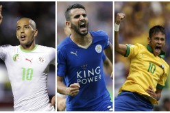 Barça Rumors Central (from L to R): Sofiane Feghouli, Riyad Mahrez, and Neymar.