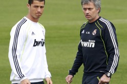 Cristiano Ronaldo and Jose Mourinho