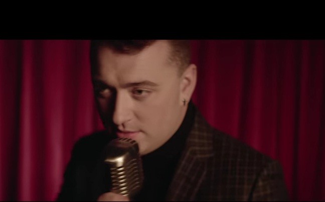 Sam Smith on his official video of "I'm Not The Only One"