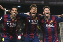 Barça’s “three-headed monster” of Luis Suarez, Neymar, and Lionel Messi