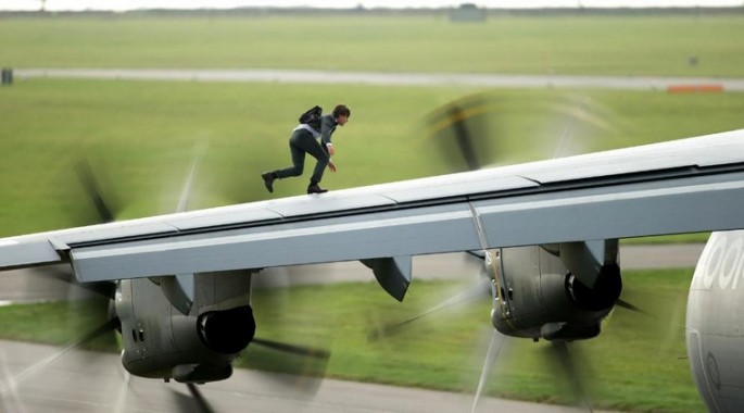 Tom Cruise played Ethan Hunt in "Mission: Impossible - Rogue Nation."