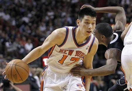 Jeremy Lin in his "Linsanity" days
