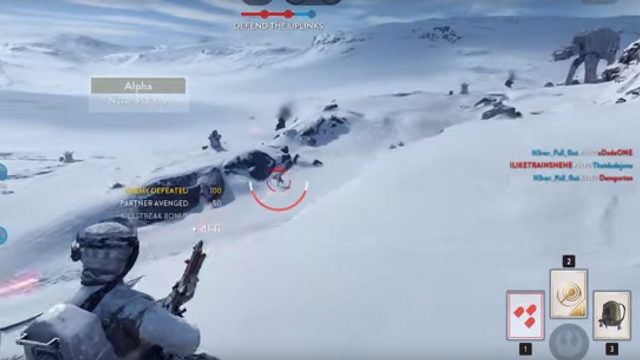 'Star Wars: Battlefront' gameplay is clearly a shooting game that will take place in the Star Wars universe.