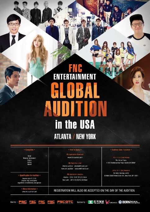 Kpop Audition Alert: FNC Entertainment Looks for the Next AOA, CNBLUE in the US