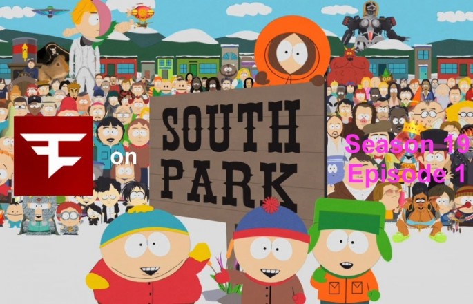A preview of the fake leaked clip of "South Park" Season 19 Episode 1 "FaZe Clan"