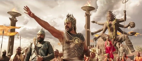 A scene from Bollywood's latest offering, “Baahubali: The Beginning.” 