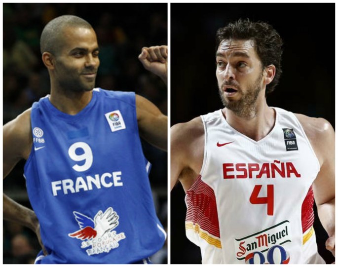 France's Tony Parker and Spain's Pau Gasol will lead their respective teams' bids in the semis of the 2015 EuroBasket.