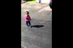 Toddler's video has gone viral within few hours on Facebook.
