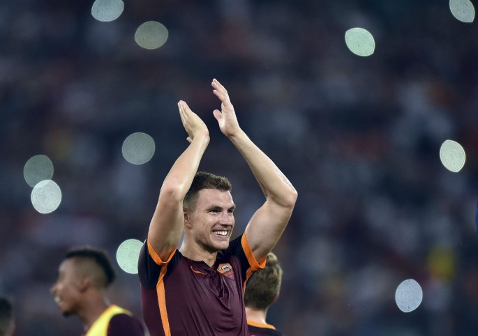 Roma striker Edin Dzeko