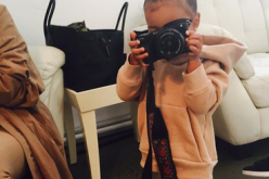 Pregnant Kim Kardashian shared a sweet pic of her daughter North West.