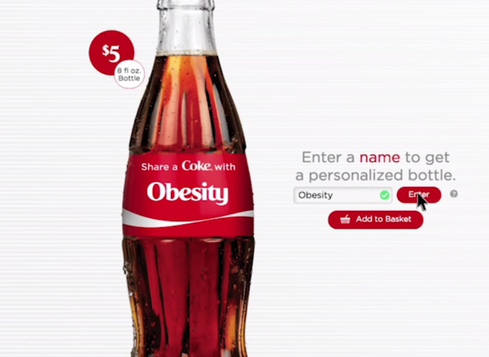 Share a Coke with Obesity