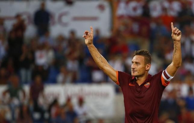 AS Roma forward Francesco Totti.