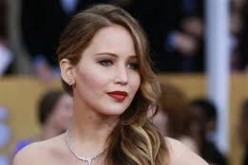 Actress Jennifer Lawrence plays the lead role of Katniss Everdeen in 