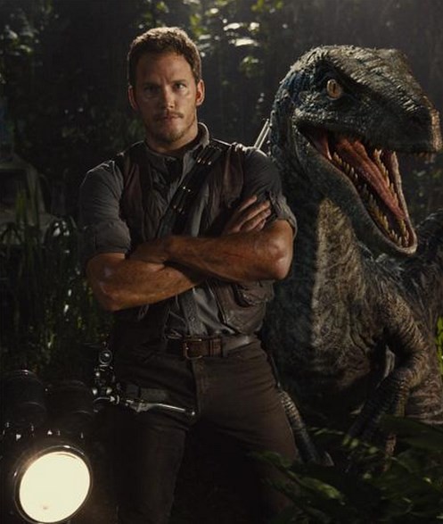 Chris Pratt played Owen Grady in Colin Trevorrow's "Jurassic World."