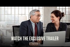 Robert De Niro is seen here with Anne Hathaway, a still from 