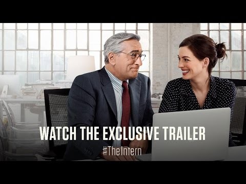 Robert De Niro is seen here with Anne Hathaway, a still from "The Intern."