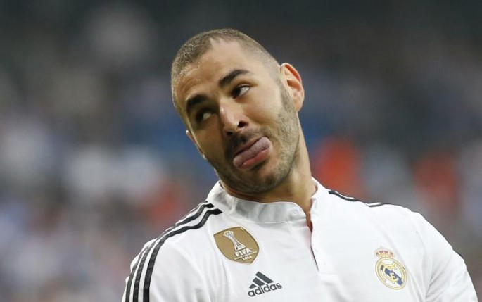 Real Madrid striker Karim Benzema.
