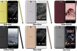 HTC Aero comes in rose gold, carbon gray and silver just like iPhone color variants.