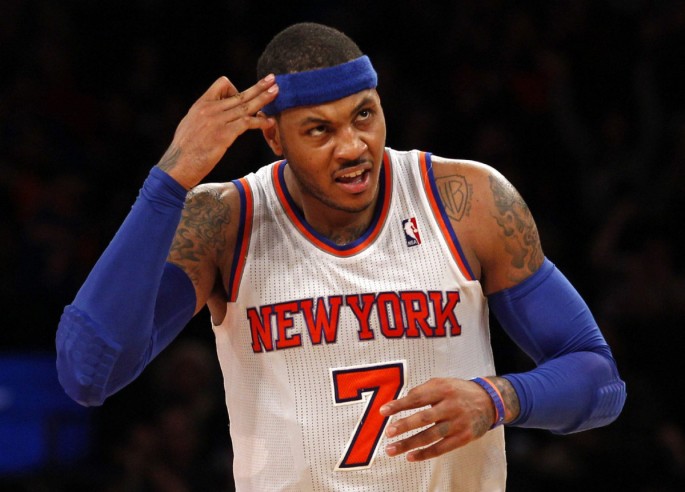 New York Knicks forward Carmelo Anthony.