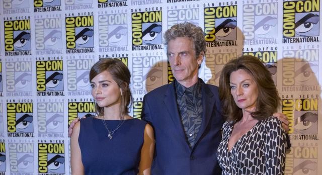 BBC sci-fi drama series "Doctor Who" season 9 stars Jenna Coleman, Peter Capaldi and Michelle Gomez as Clara Oswald, the Doctor and Missy, respectively.