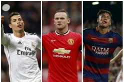 Manchester United Rumors Central (From L to R): Real Madrid's Cristiano Ronaldo, Manchester United's Wayne Rooney, and Barcelona's Neymar
