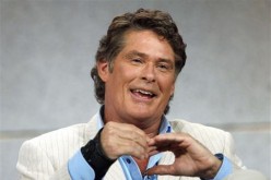 Judge David Hasselhoff smiles at the panel for ''America's Got Talent'' during the ''Television Critics Association'' tour in Pasadena, California