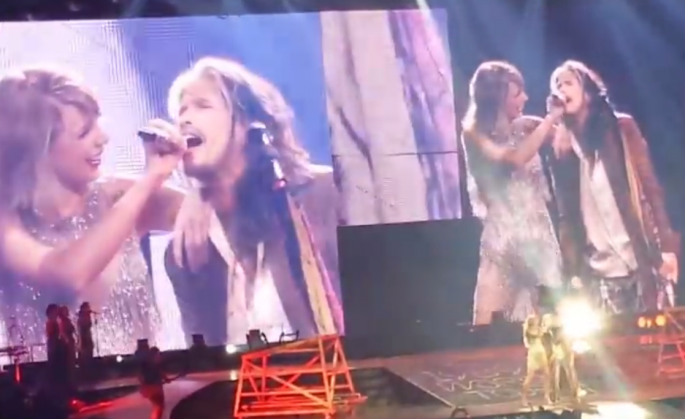 Die-hard Swifties had a one of a kind concert experience as they watched their idol Taylor Swift belt out "I Don't Want to Miss A Thing" with Hall of Famer, Aerosmith frontman Steven Tyler.