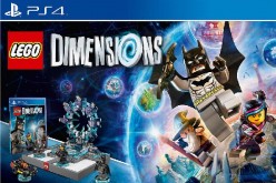 A PlayStation 4 promotional poster for the Lego Dimensions video game.