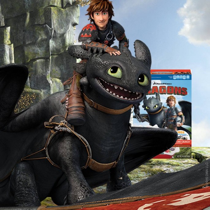 Hiccup and Toothless from "How To Train Your Dragon"