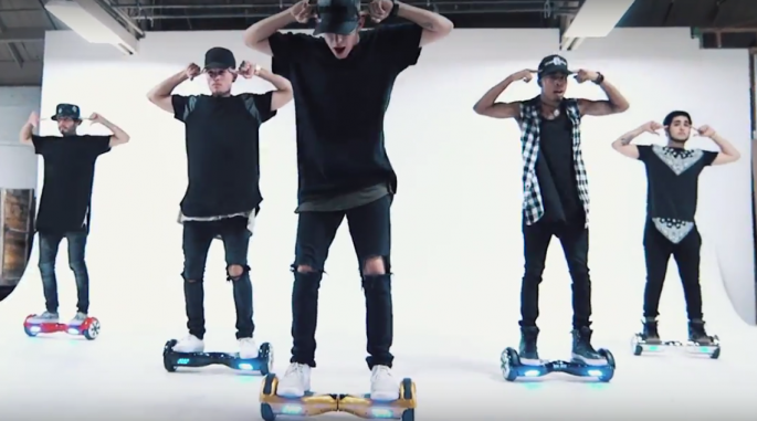 Trying to balance on a segway is no joke. This is why this video of a group dancing to Justin Bieber's hit single "What Do You Mean?" while cruising on a segway is going viral.
