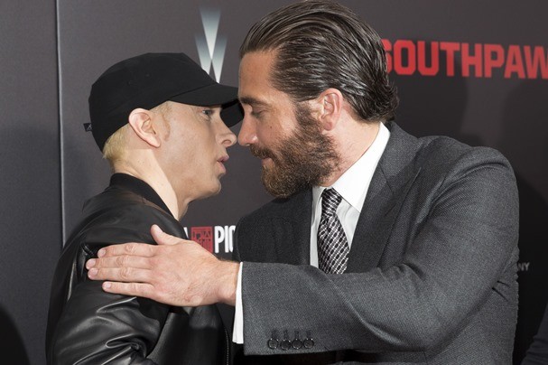 Eminem executive produced the soundtrack for the boxing film "Southpaw," which starred Jake Gyllenhaal.
