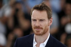 Michael Fassbender poses during a photocall for the film ''Macbeth'' at Cannes in France
