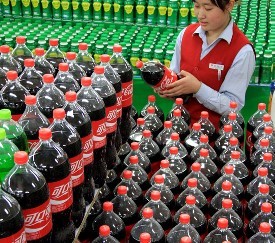Coca-Cola will offer Chinese consumers with more choices as global sales statistics show a decline in sales.