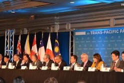 Trade ministers of 12 nations from the Pacific Rim region meet at the recent Trans-Pacific Partnership meeting to negotiate a deal.