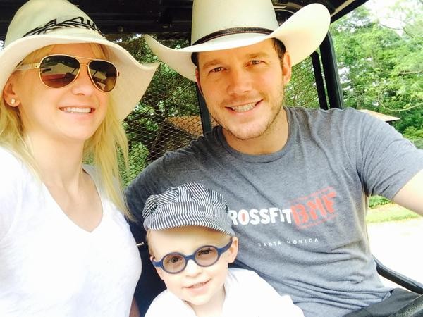 Chris Pratt, Anna Faris, Baby Jack